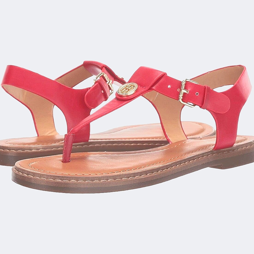 Tommy Hilfiger Burke Sandals Pink Sz 7.5